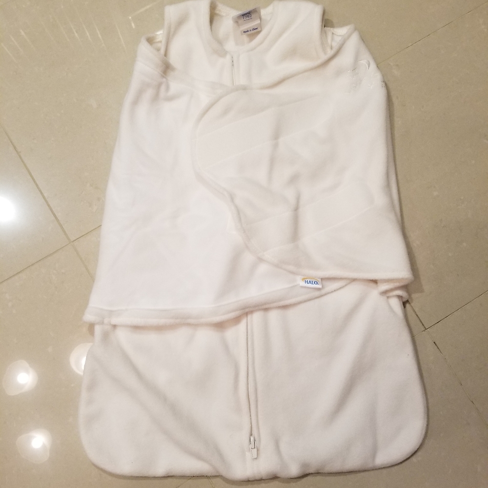 Halo Sleep Sack in White NB